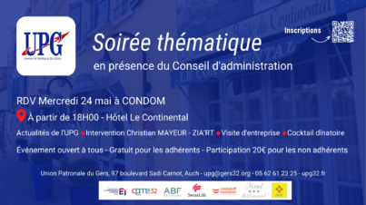 Soirée Thématique - 24/05-UPG 32