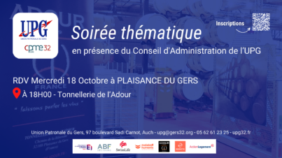 Soirée Thématique - 18/10 - UPG 32